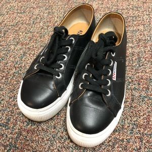 Superga Sneakers Black Platform 36